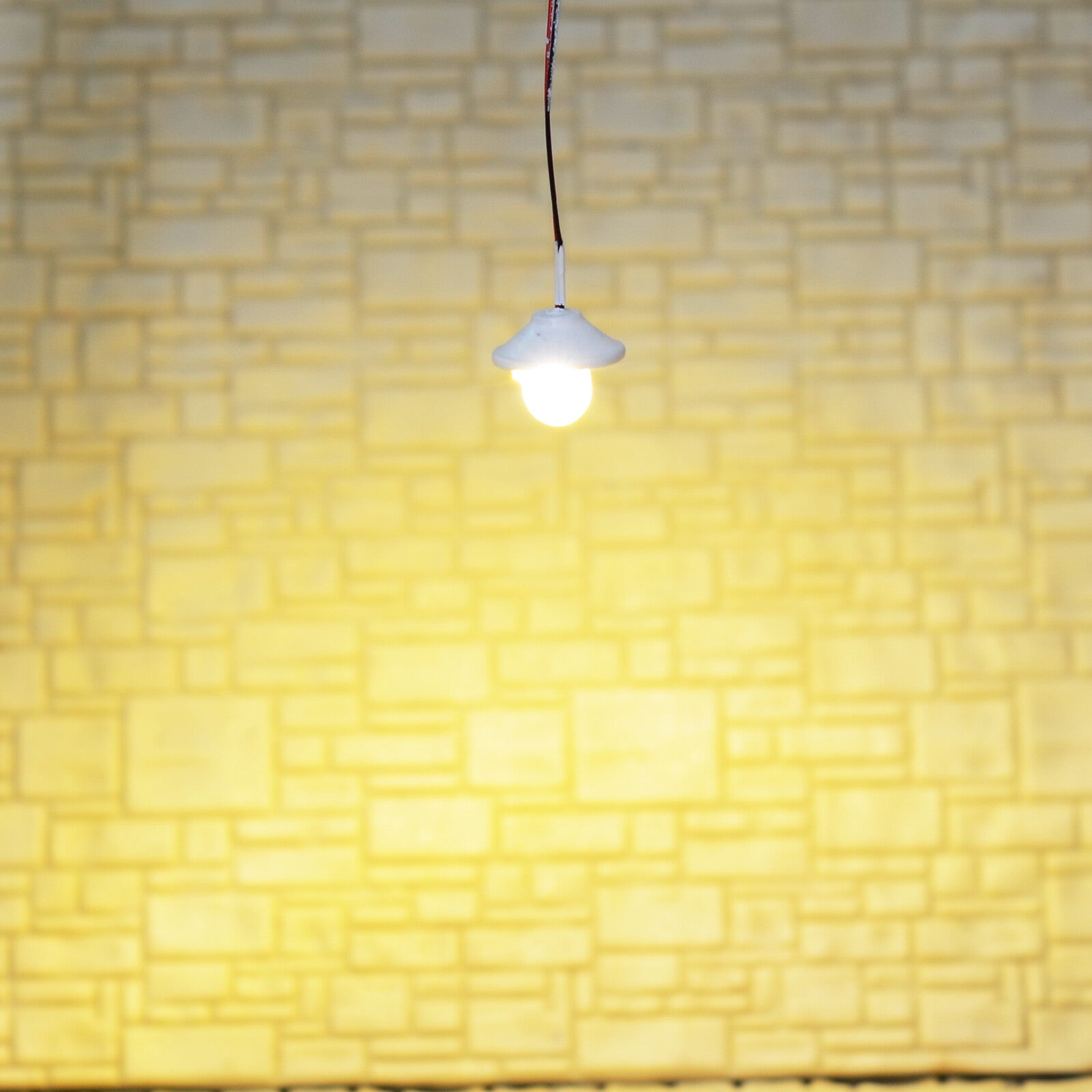 10 x OO / HO scale street light model wall Lamp posts LED ceiling lamps #R66WH
