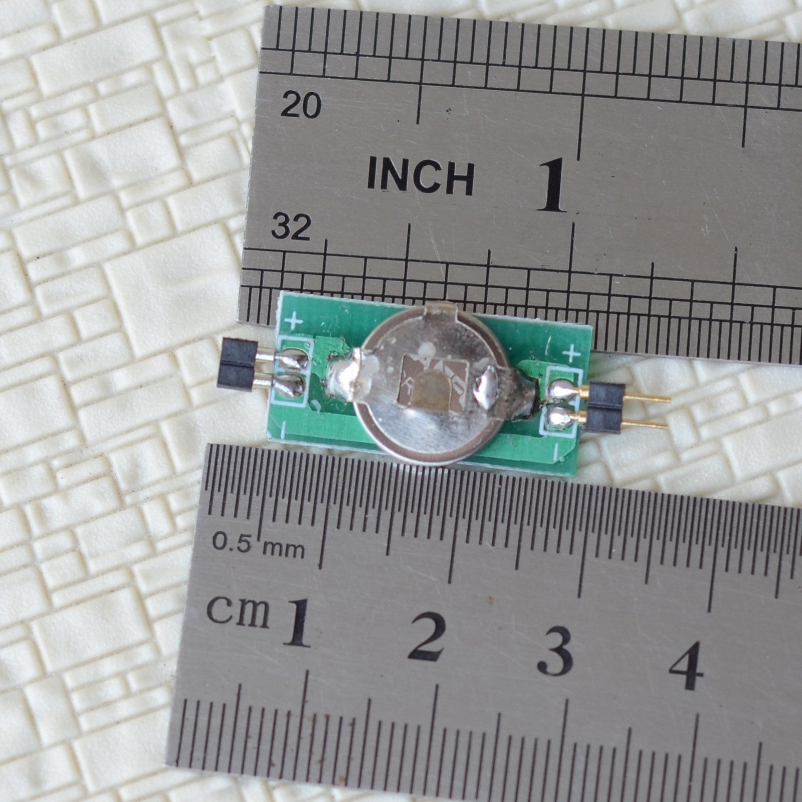 1 x 3V cell battery holder board for N LED strip / lights without resistor