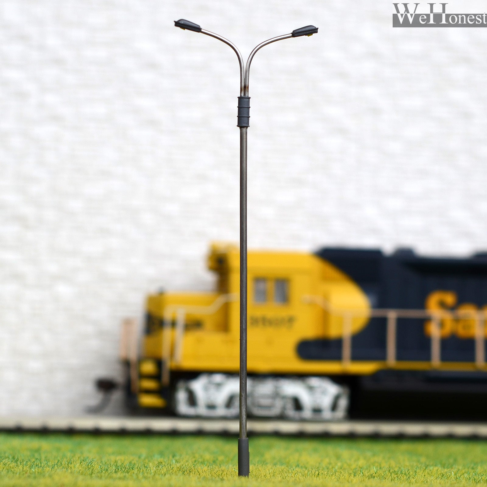 10 x OO / HO Scale Model Train Lamps Railroad Lamp posts Led Street Lights QD115