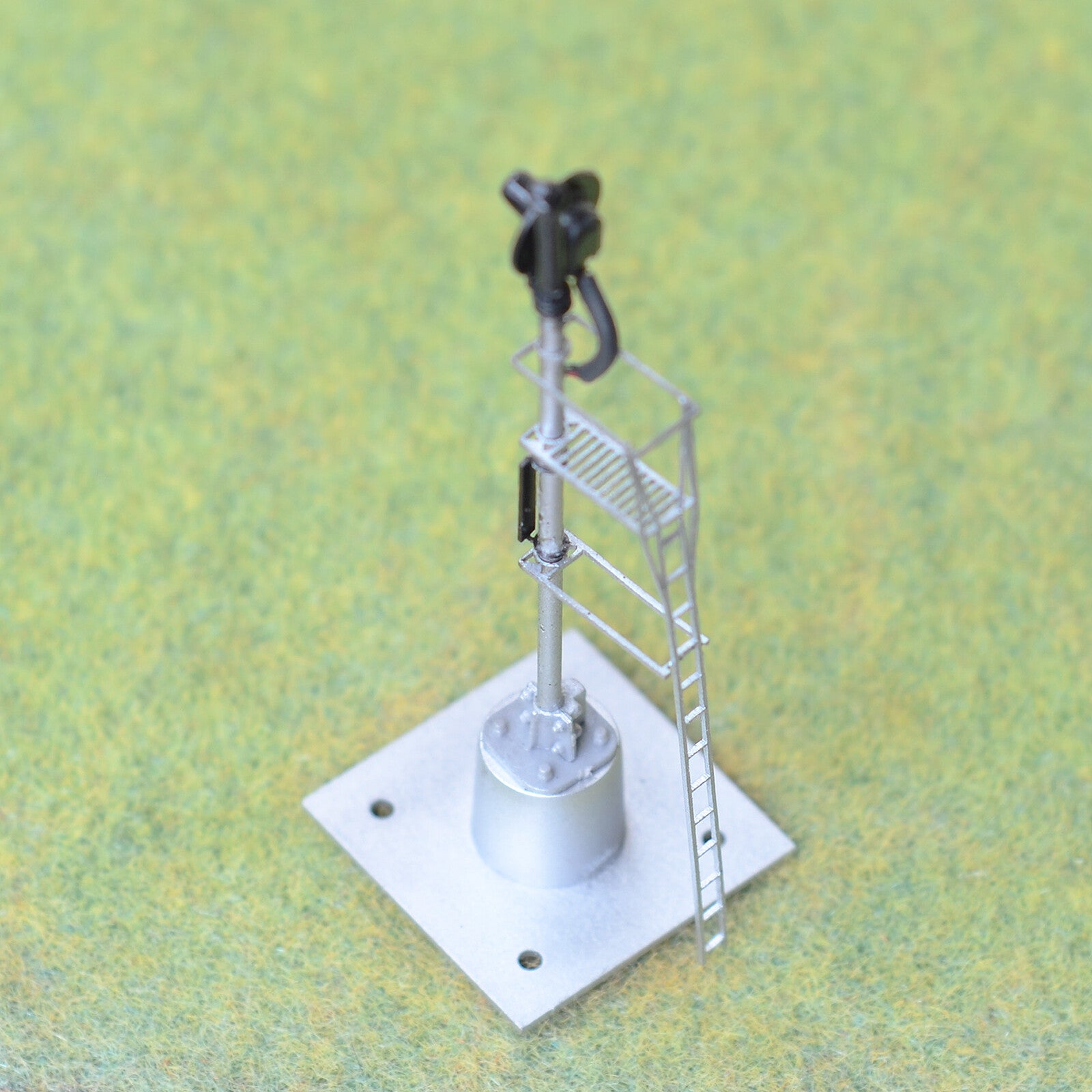 1 x HO scale model railroad tri-colors searchlight signal fine metal cabinet #02