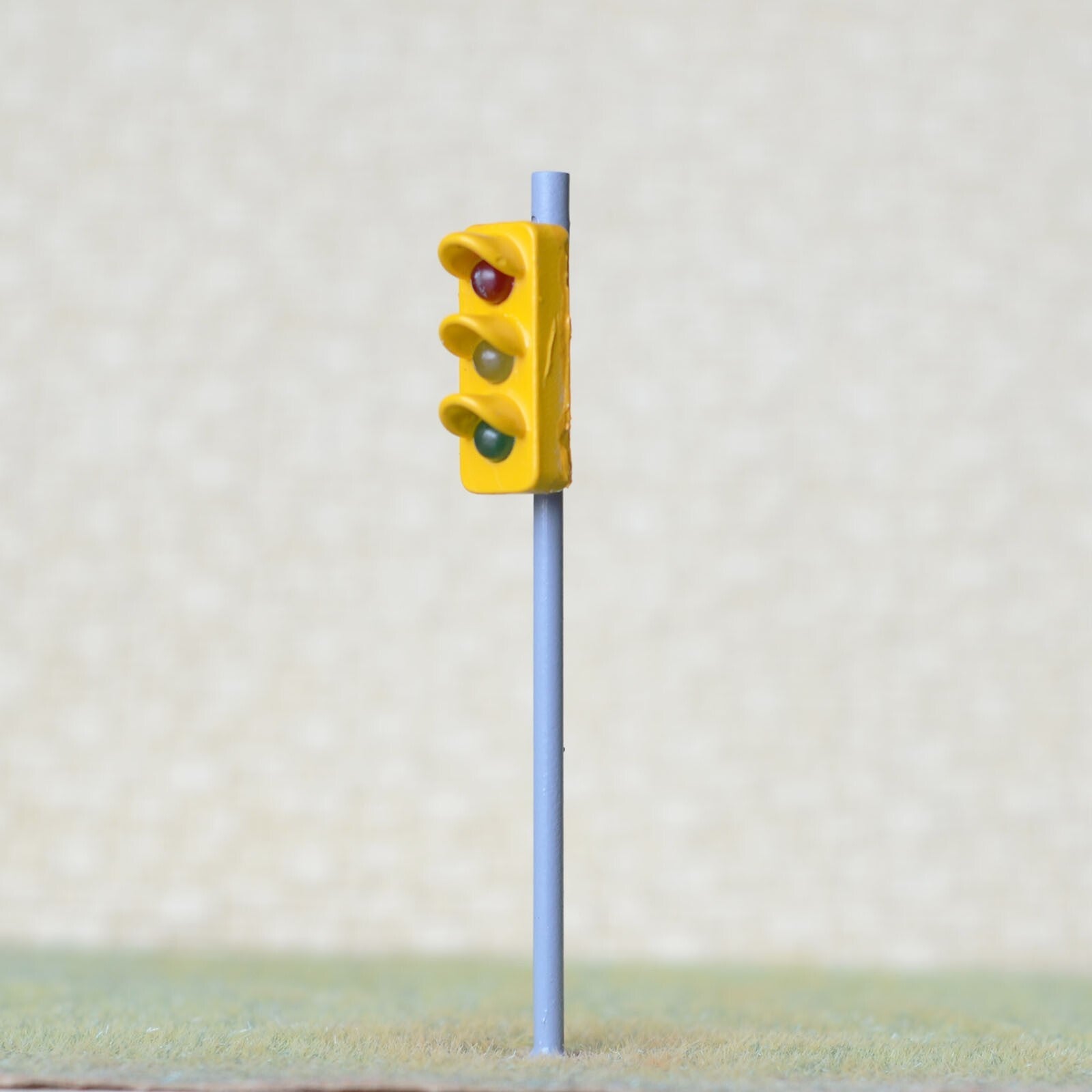 2 x traffic signal light O scale model railroad crossing walk led lamp #OR3