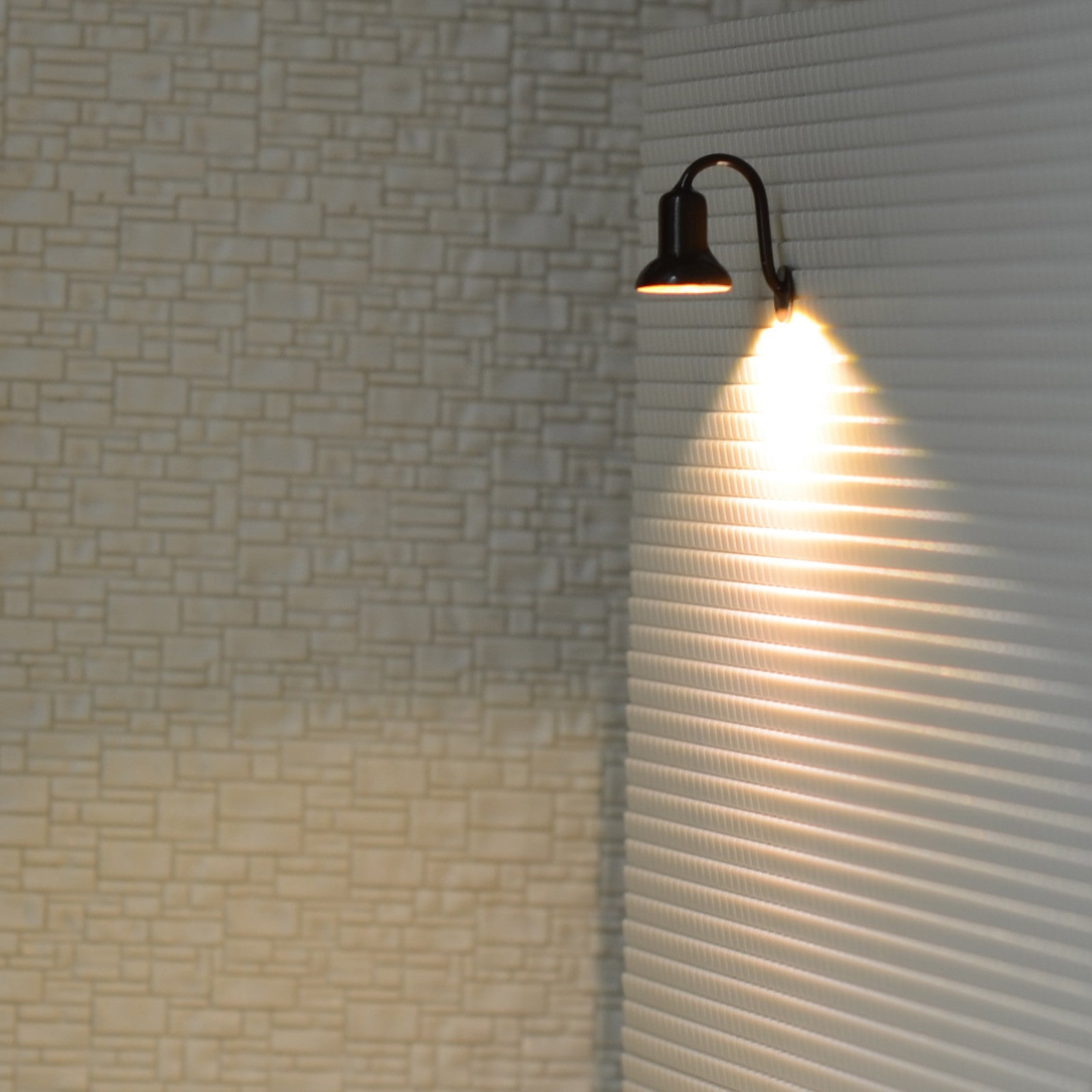 5 x O Scale Led Street wall Light Model Train Railroad path Lamp post #R56OBR