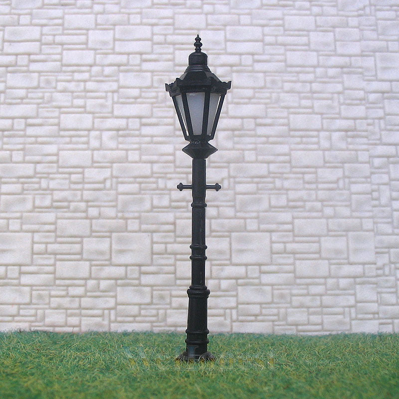 5 pcs HO or OO Model Lamppost Long Life LED Lamp Antique Victorian Light #H6
