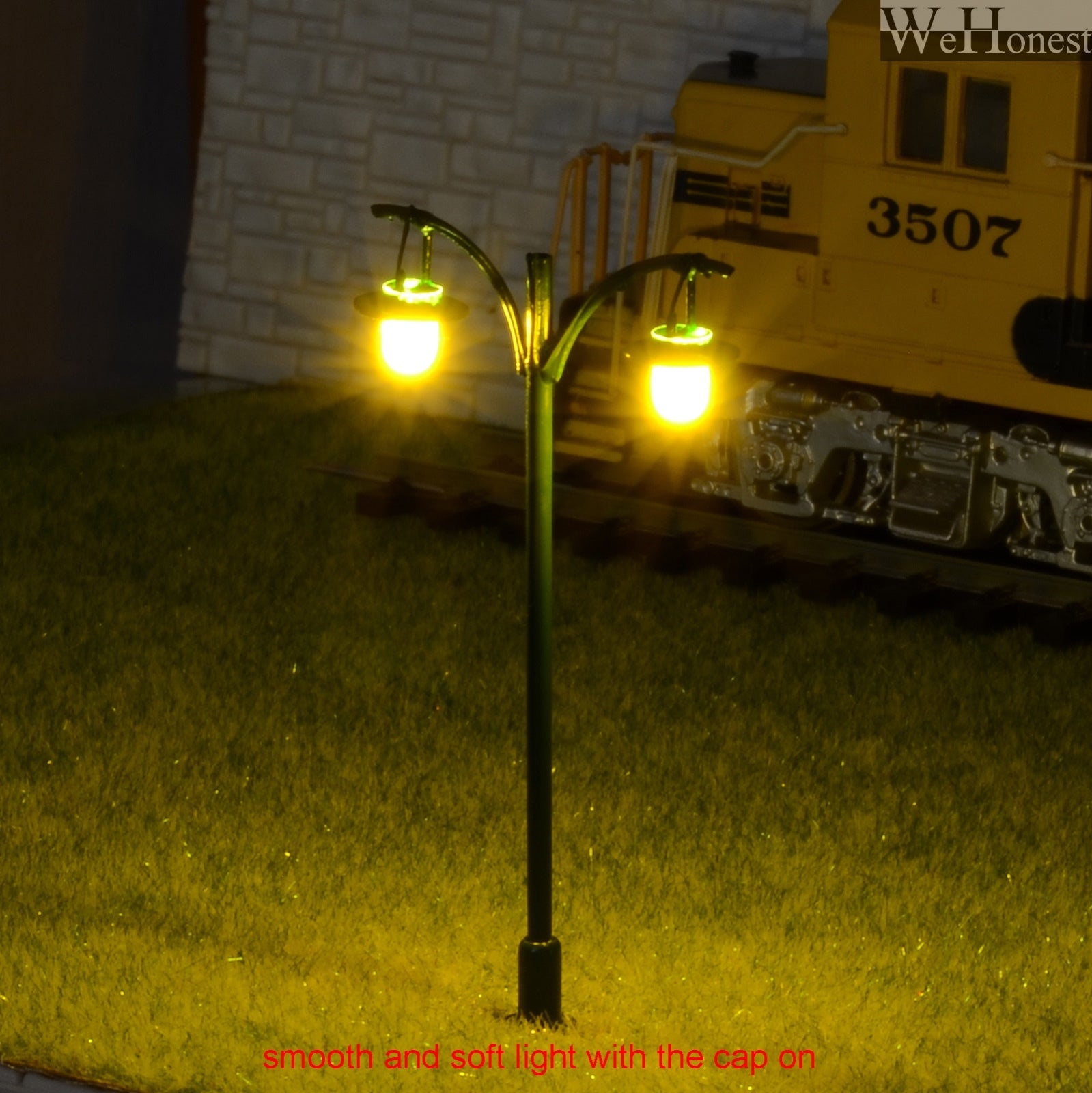 8 x HO OO scale model railroad train street led lights Lamps Lamp posts #511HO