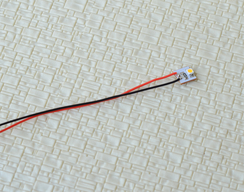11 x pre-wired warm white 12V SMD LED building interior lighting with wires