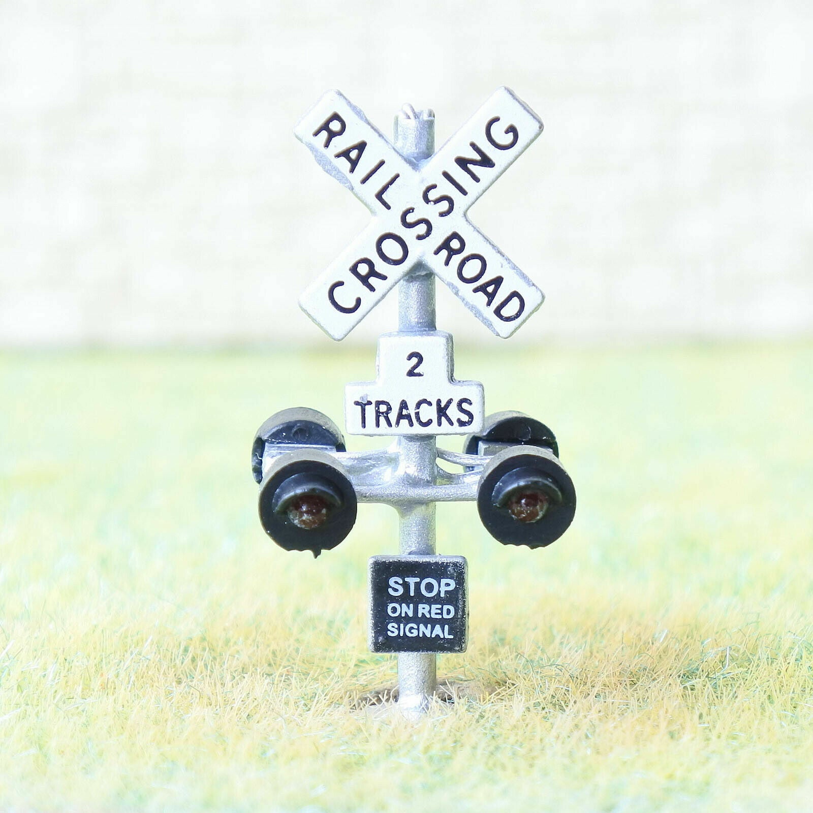 1 set N crossing signals + automatic IR sensors controller by train detector