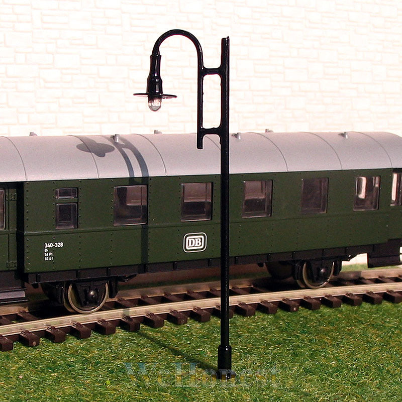20 pcs HO or OO scale Model Lamp post 12V street light Layout Scenery Lamp #316