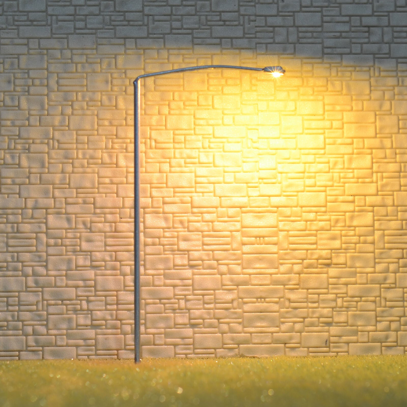 5 x HO scale LED street lights model train railroad station lamp posts #SL003SL