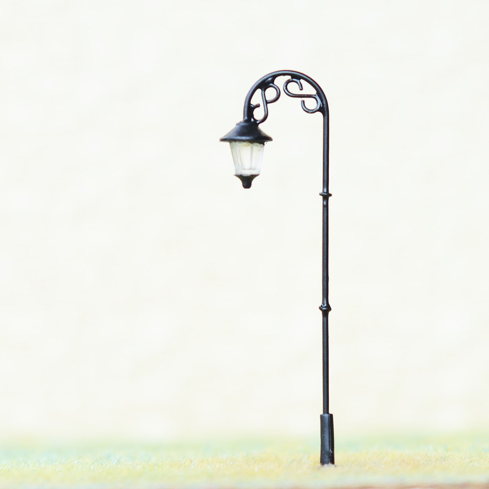 5 x HO scale model railroad antique street light LED lamppost path lamp #S0915BL