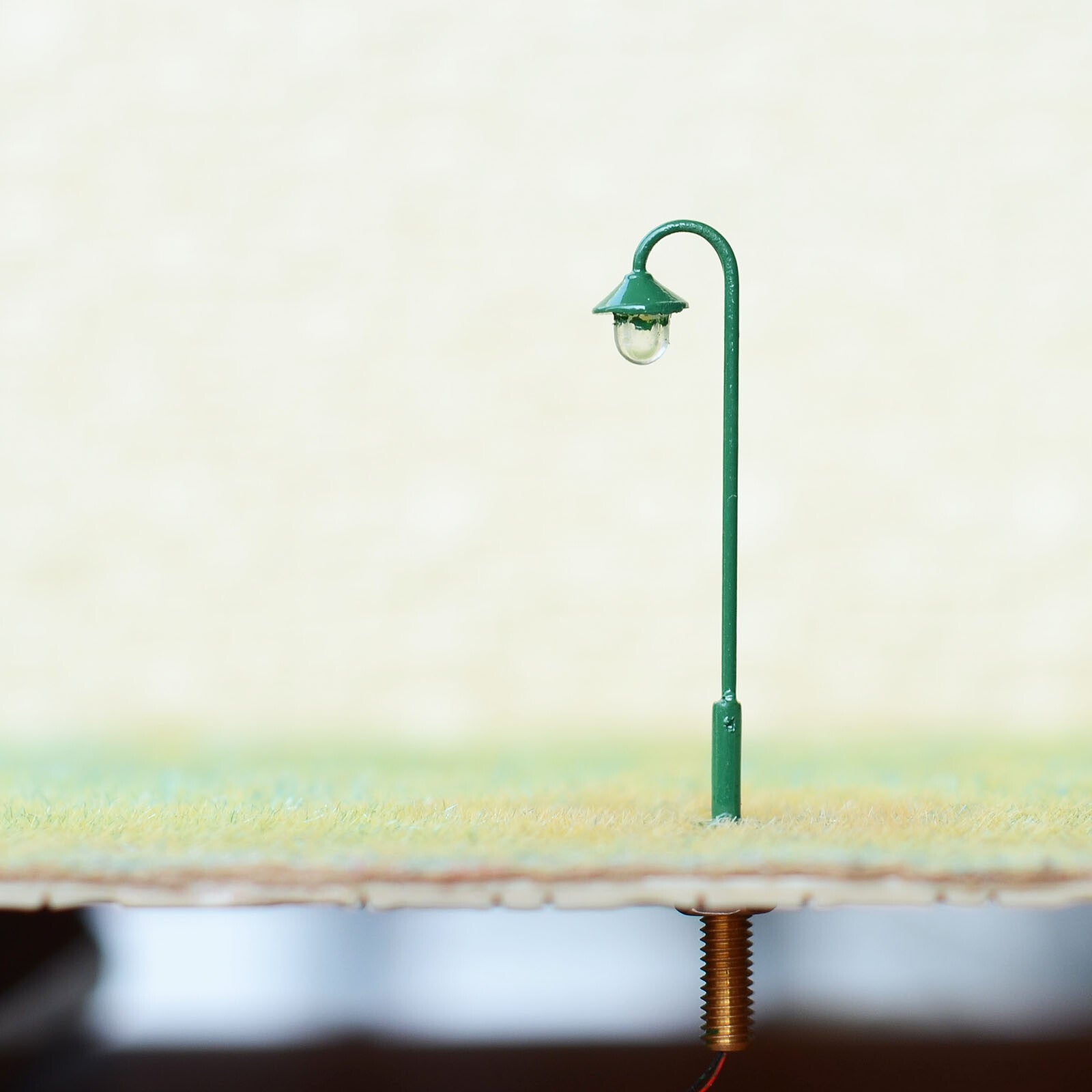 5 x HO scale model railroad street light LED lamppost station lamp 45mm #S0911BG