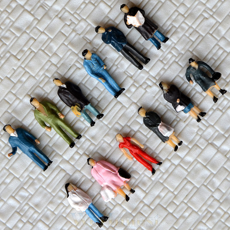600 pcs HO scale 1:87 quality People all standing passenger well painted figures