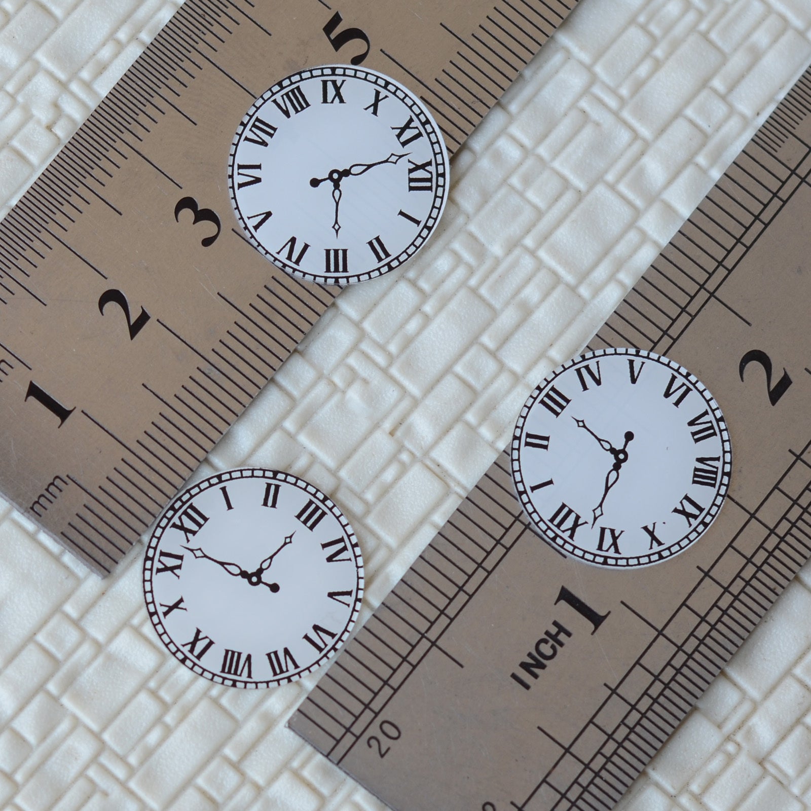 5 x O scale antique clock face wall clock building clock station platform clock
