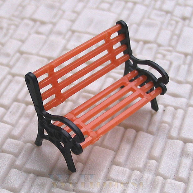 15 pcs true OO gauge Park Benches platform settee #CBO