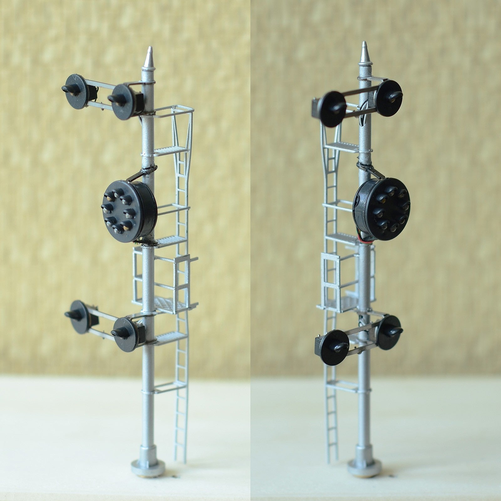 1 x HO scale model railroad CPL signal B&O light 3V LEDs made fine metal  #U2L2