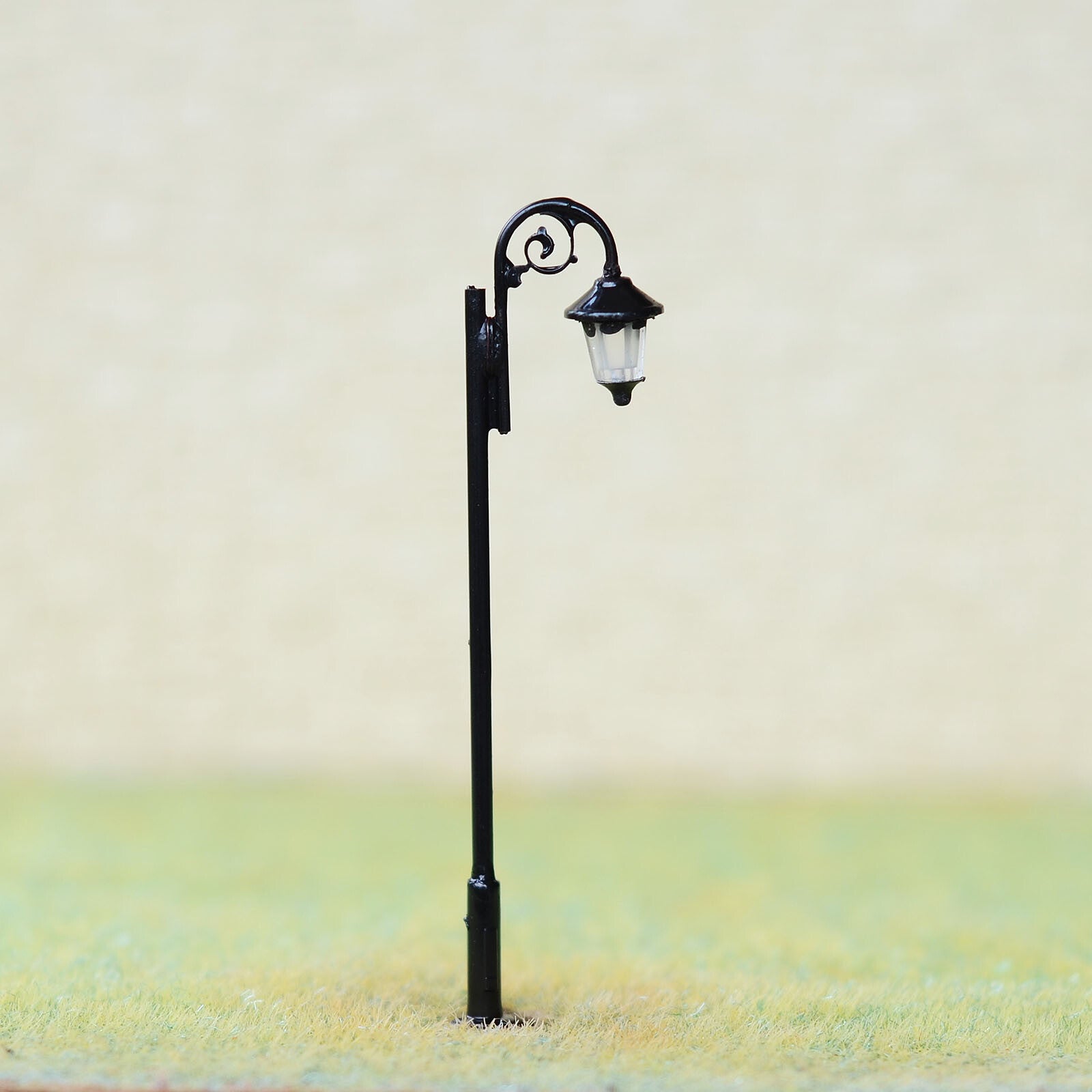 5 x HO scale antique model railroad street light LED lamppost path lamp #S2713HO