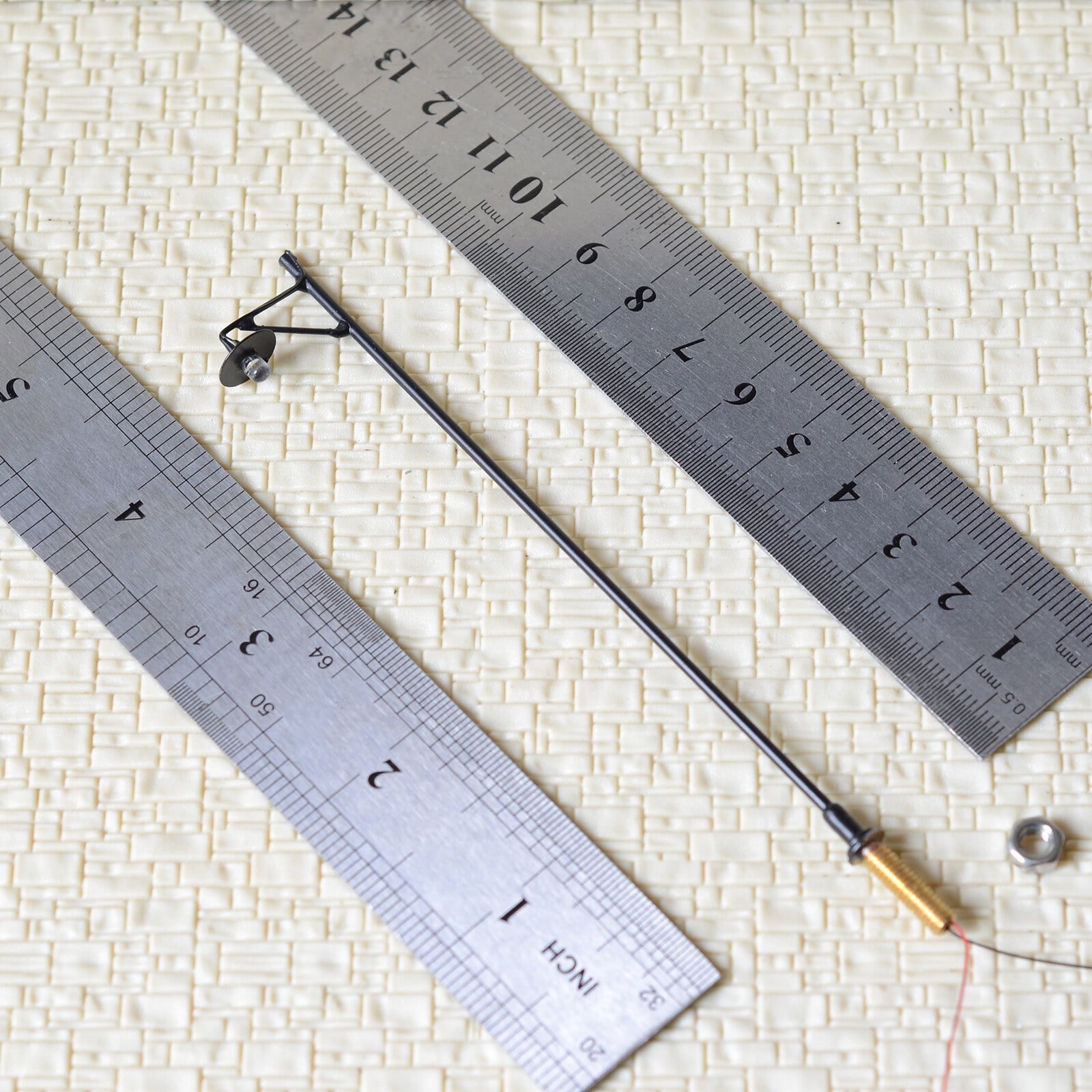 5 x OO / HO scale LED street light railroad path lamp post + resistors #063BL
