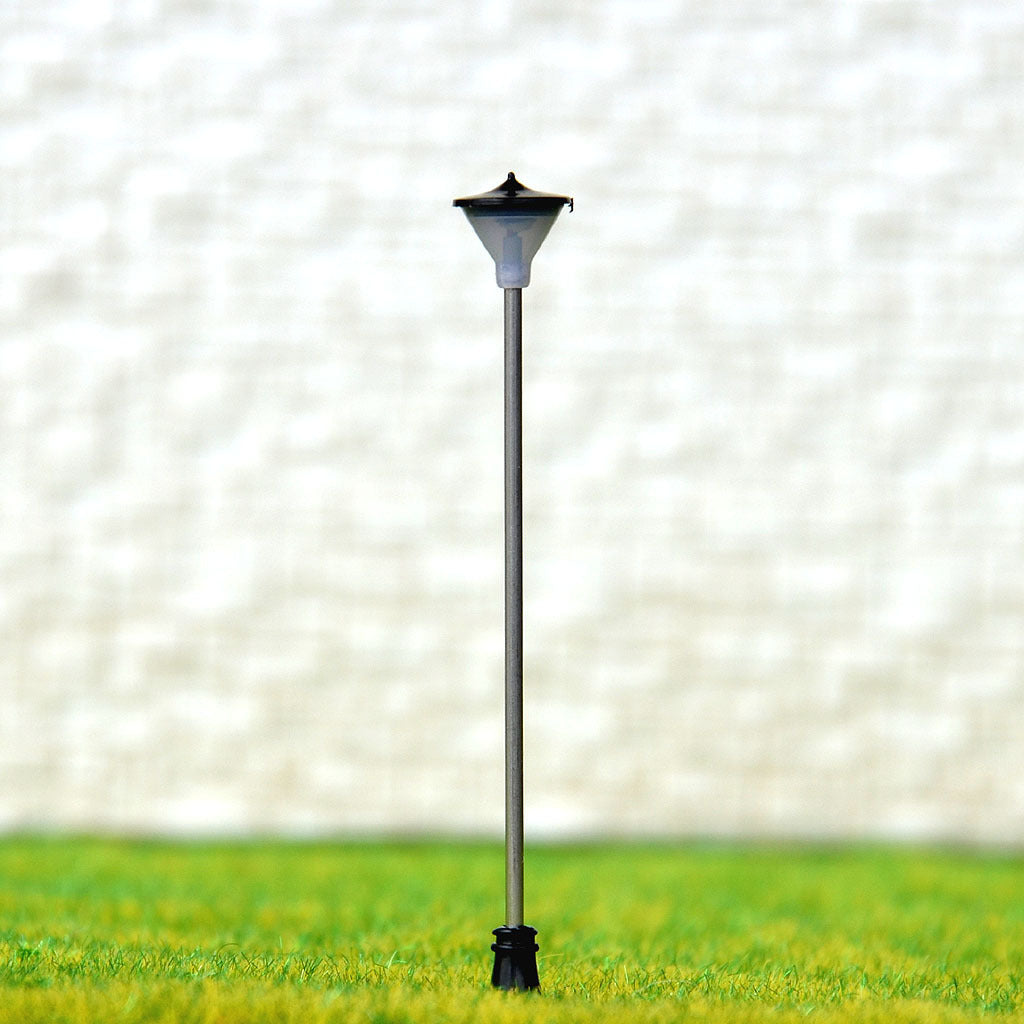 10 pcs OO HO Scale Lamp LEDs made Model Lamppost height adjustable Light #A10