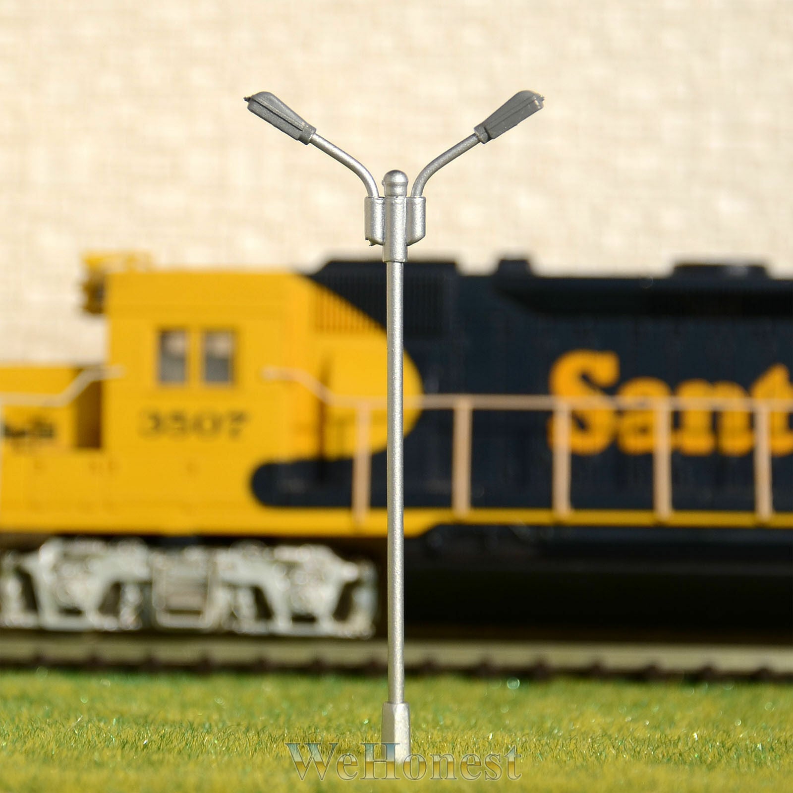 5 x OO / HO scale street light model railroad lamp posts LED path lamp