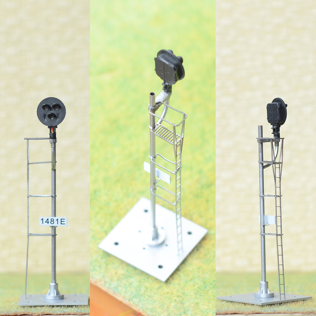 1 x HO scale model tri-lights 3 colors block type G signal metal 1 tar