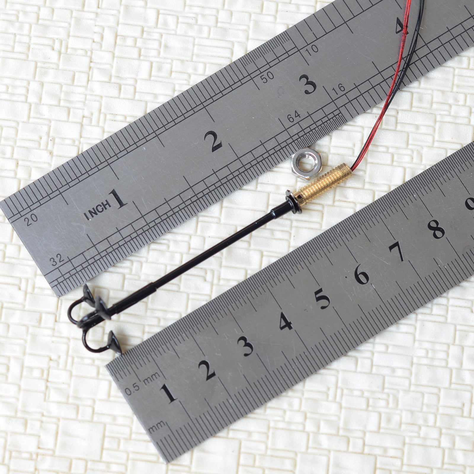 5 x N Scale LED light Model train Railroad street Lamp post + resistors #703NBL