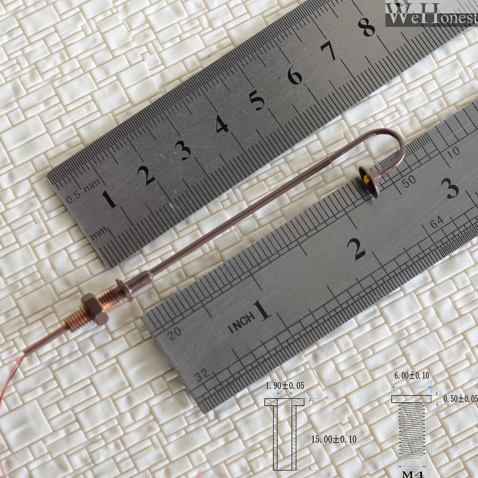 5 x OO / HO Scale Led Street Light Model Train path Lamp post + resistor #705BR