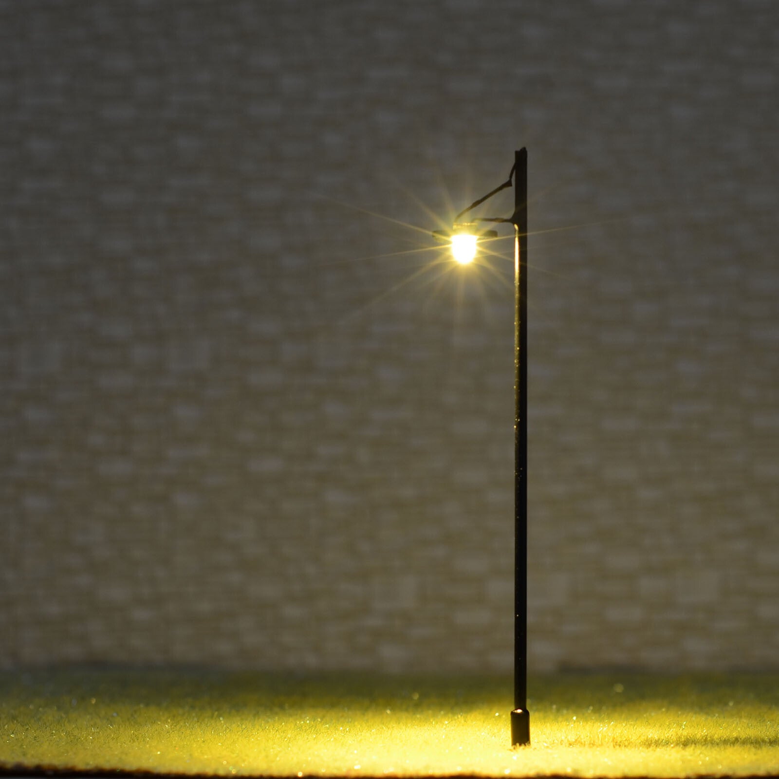 10 x HO / OO scale model railroad street light LED lamppost path lamp #9cmR7BL