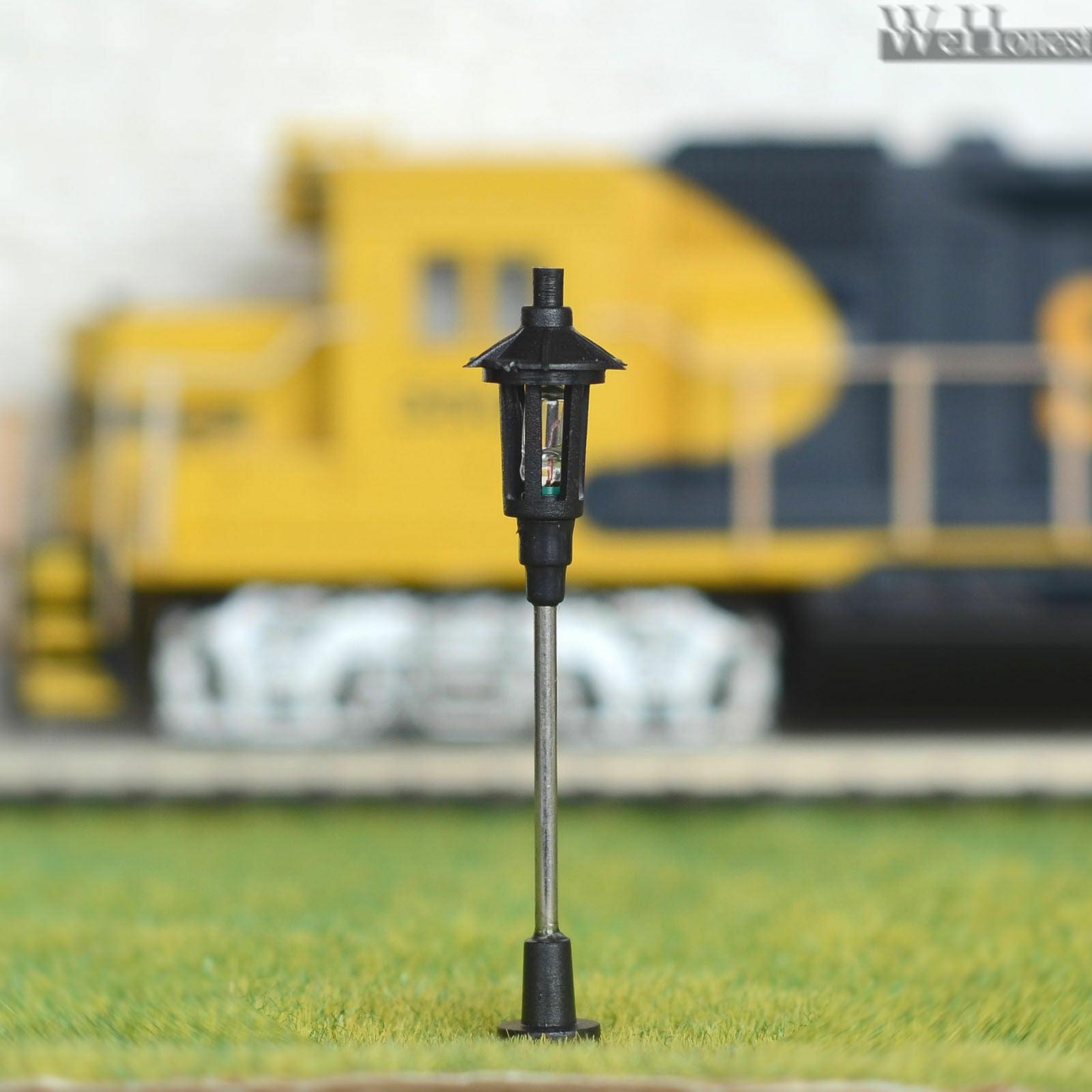 5 x HO scale model lamps railroad lamp posts antique court street lights #R3-5