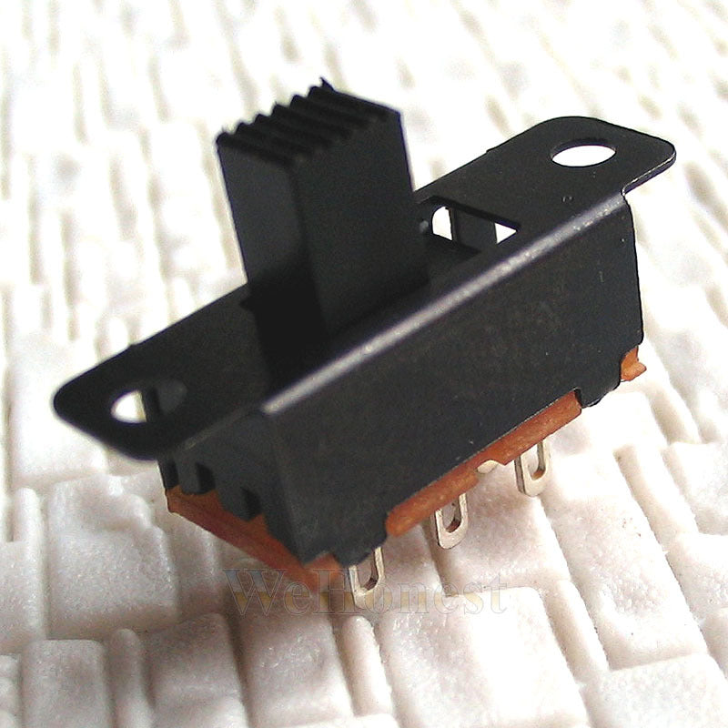 10 pcs Slide Switch 2P3T On-Off-On with screws etc.