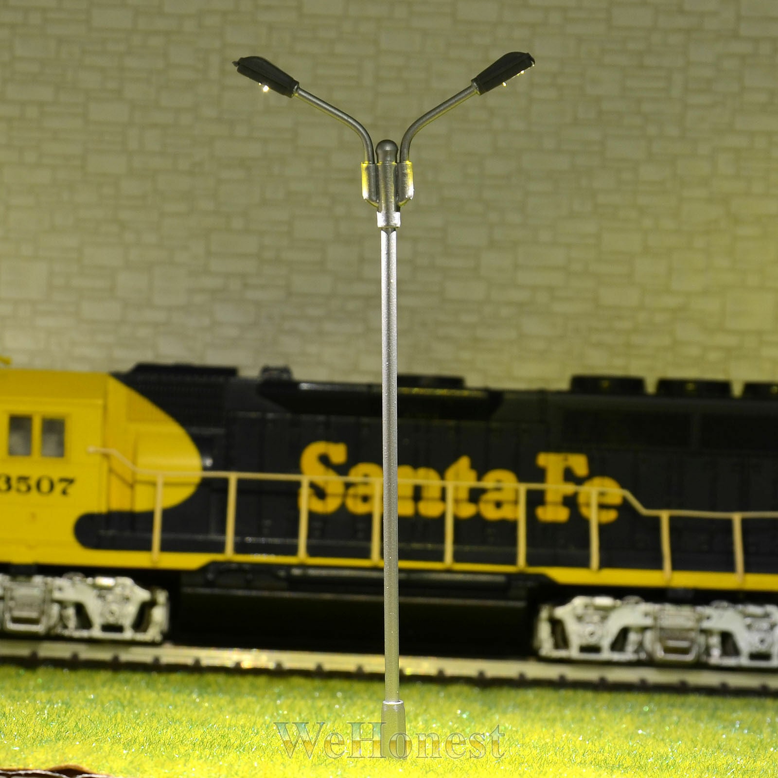 5 x OO / HO scale street light model railroad lamp posts LED path lamps #YD100D