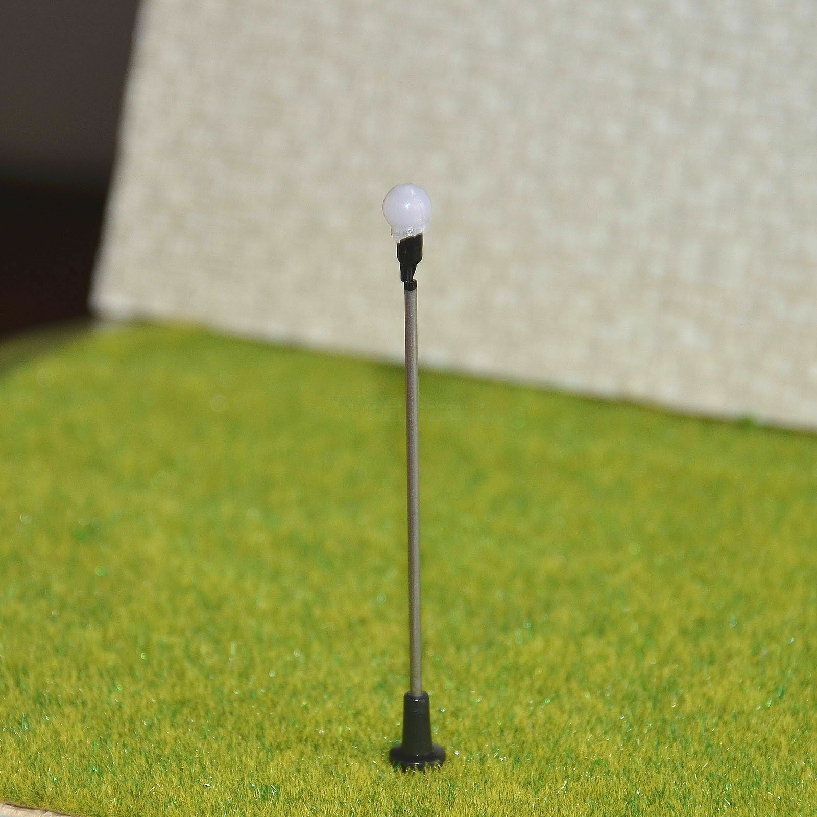 5 x OO / HO model train railroad model lamps lamp posts 6V street lights R10-7