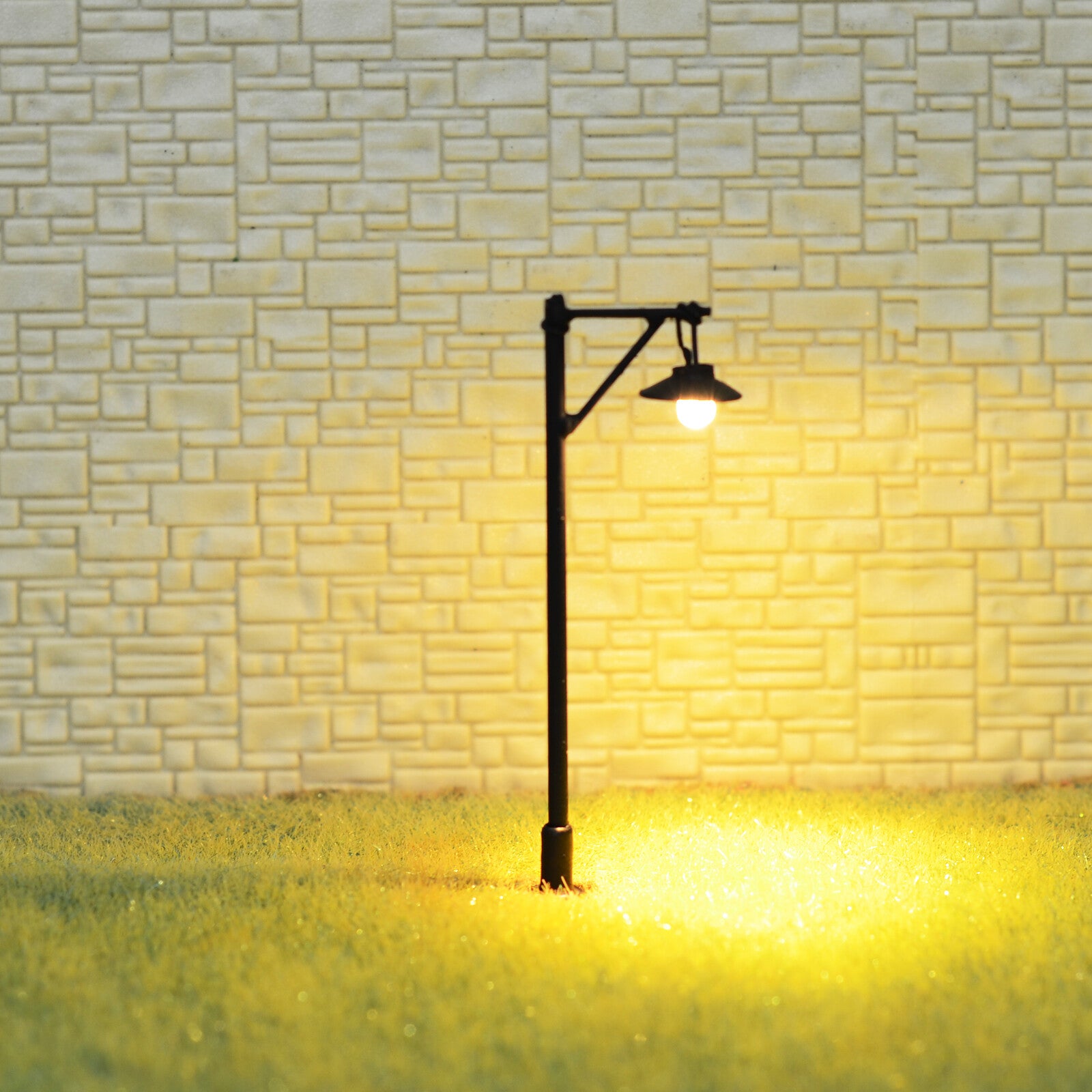 5 x OO / HO scale LED street light Model Train Railroad path lamp post #610sBL