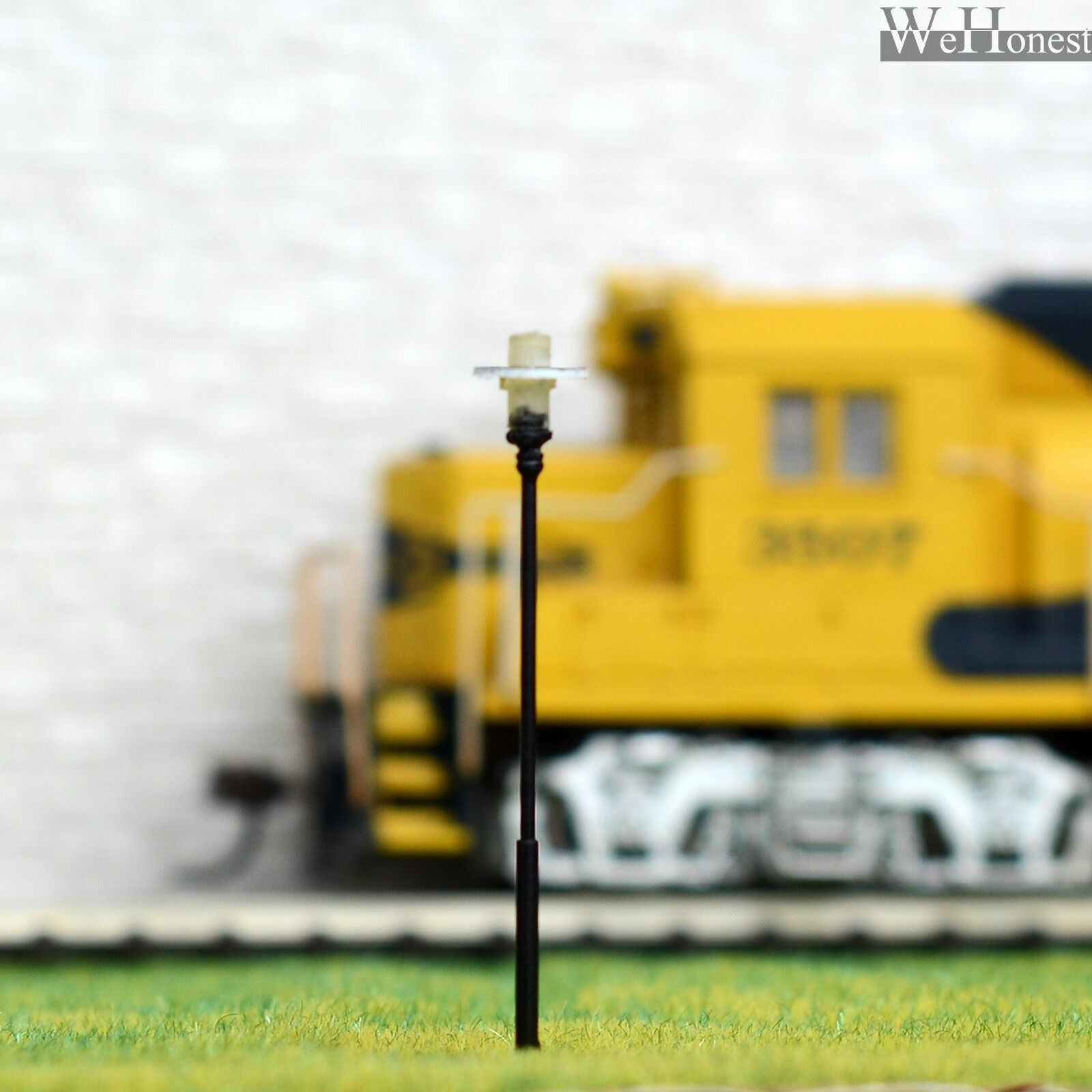 5 x HO scale model railroad antique LED street lights garden lamp posts #Y0105