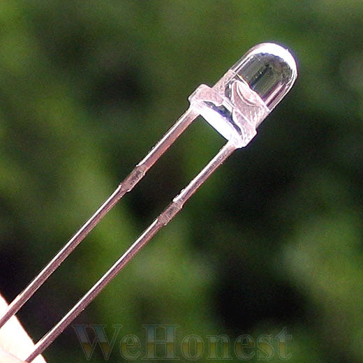 100 pcs Light Emitting Diode LEDs 3mm Blue Light