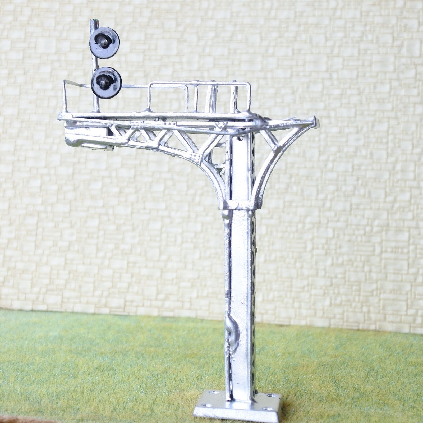 1 x HO OO block searchlight cantilever signal bridge bi-colors 1 track metal T22