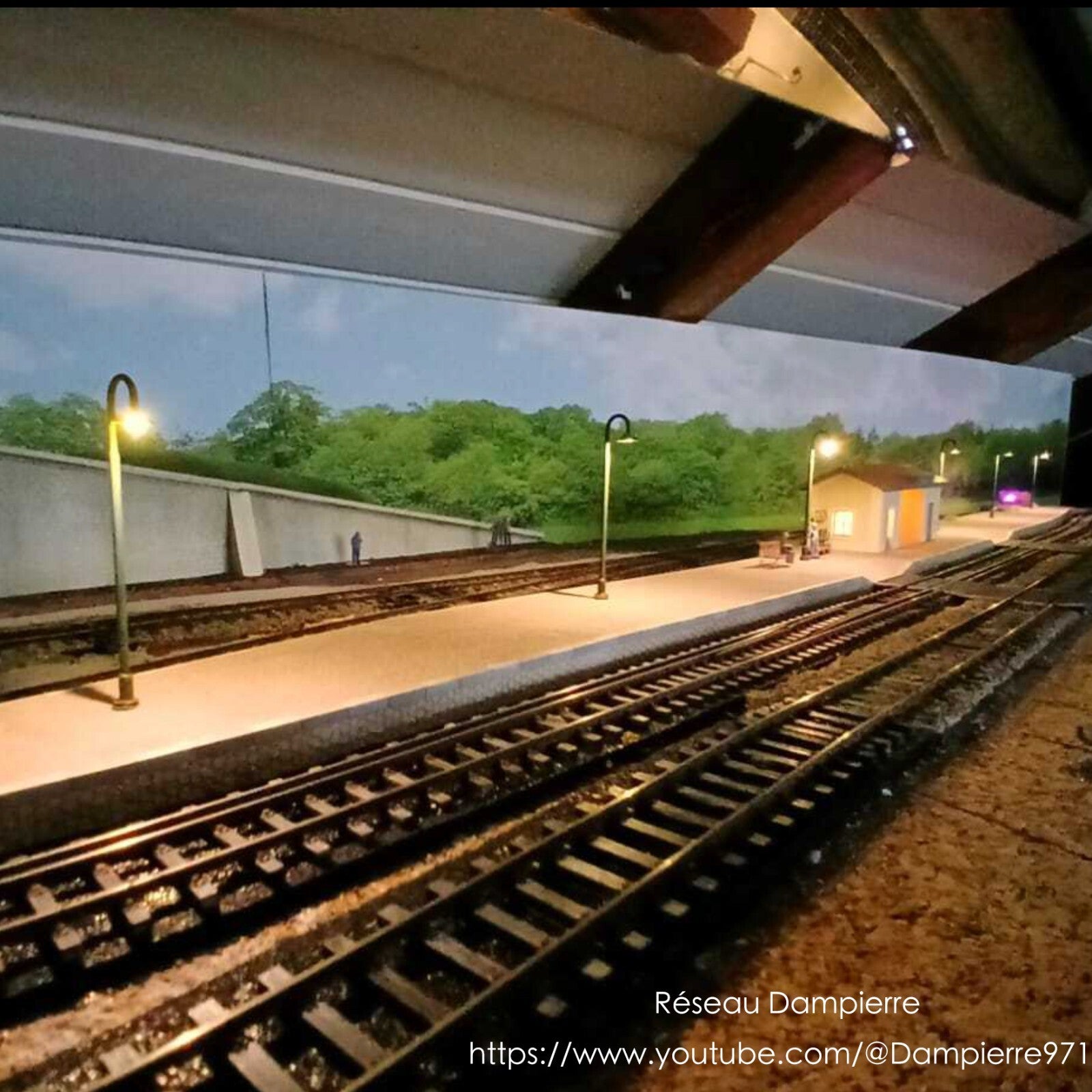 5 x OO / HO Scale Led Street Light Model Train Railroad path Lamp post #705BG