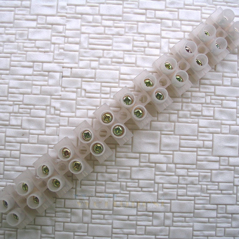 15 pcs 12 Way 5amp Electrical Screw Terminal Connector