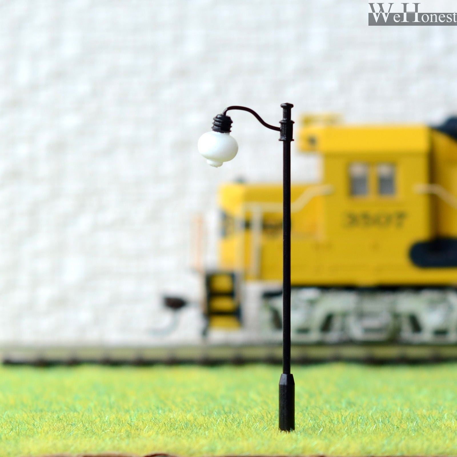 5 x model railroad lamp post LED street lights HO OO scale + free resistor #QF05