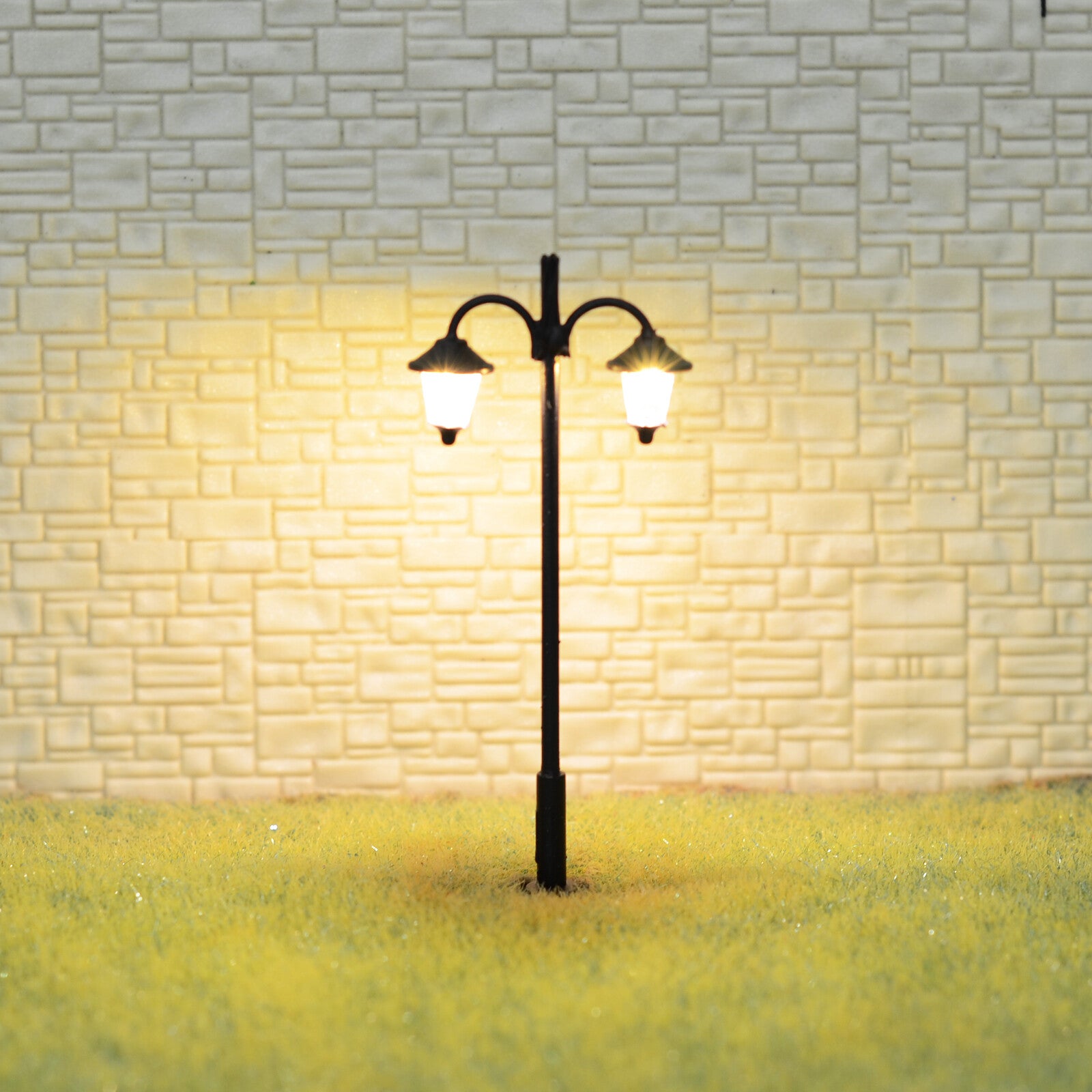 5 x OO / HO scale LED antique street light model railroad path lamp post #S1713