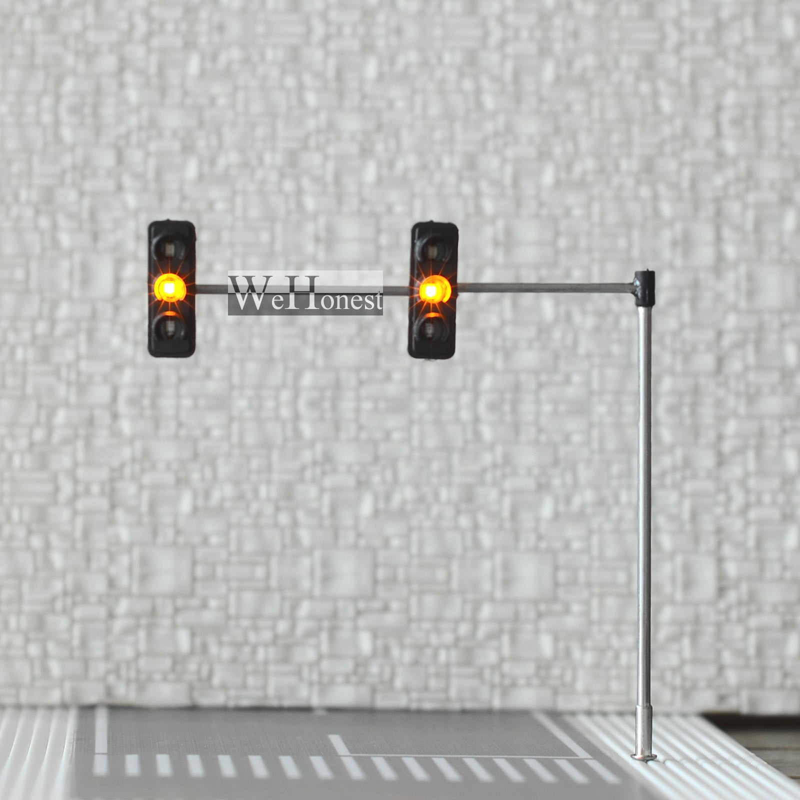 3 x HO / OO Traffic Signal LED Light Model Train Architecture crossing Street #4