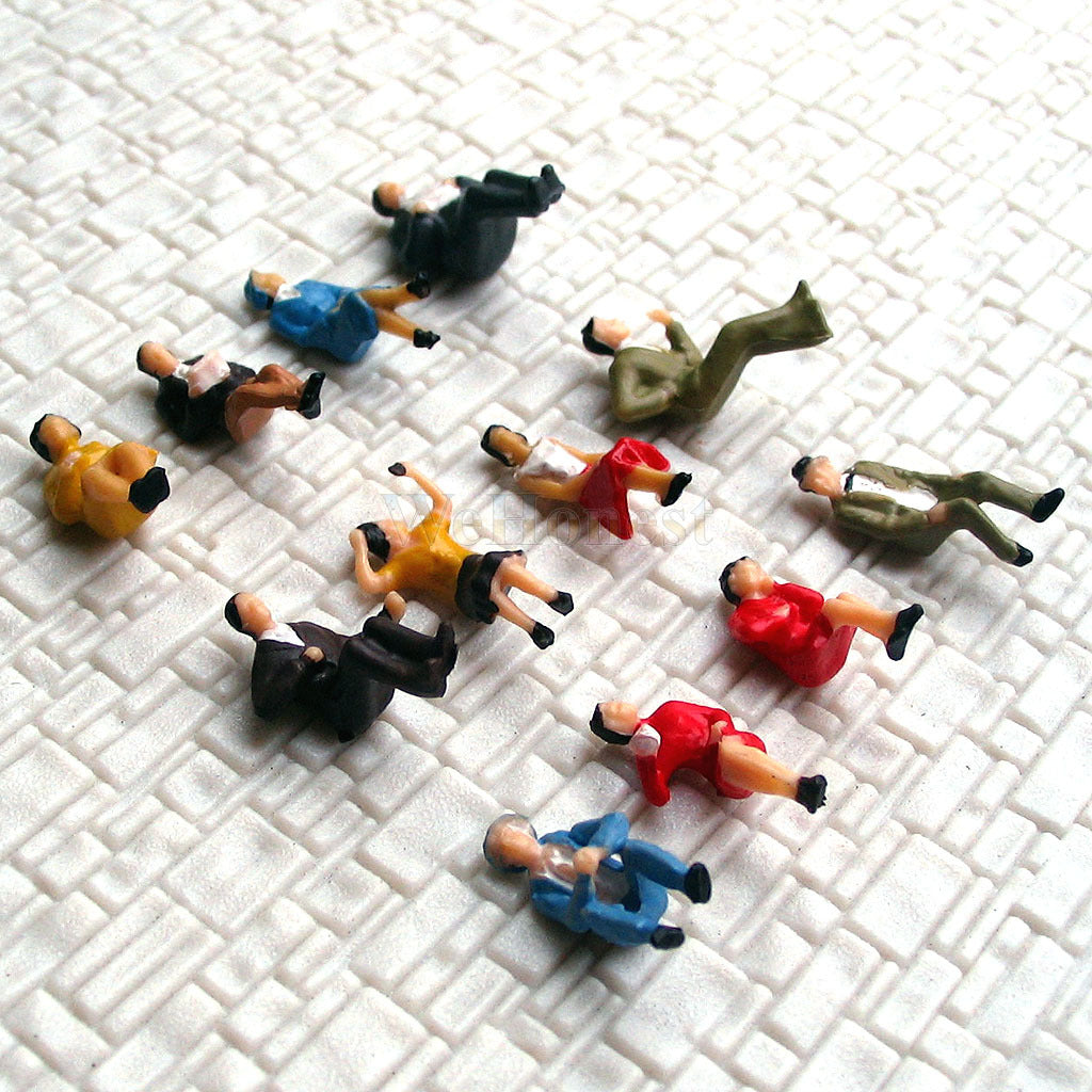 600 pcs HO gauge Seated People all sitting passengers