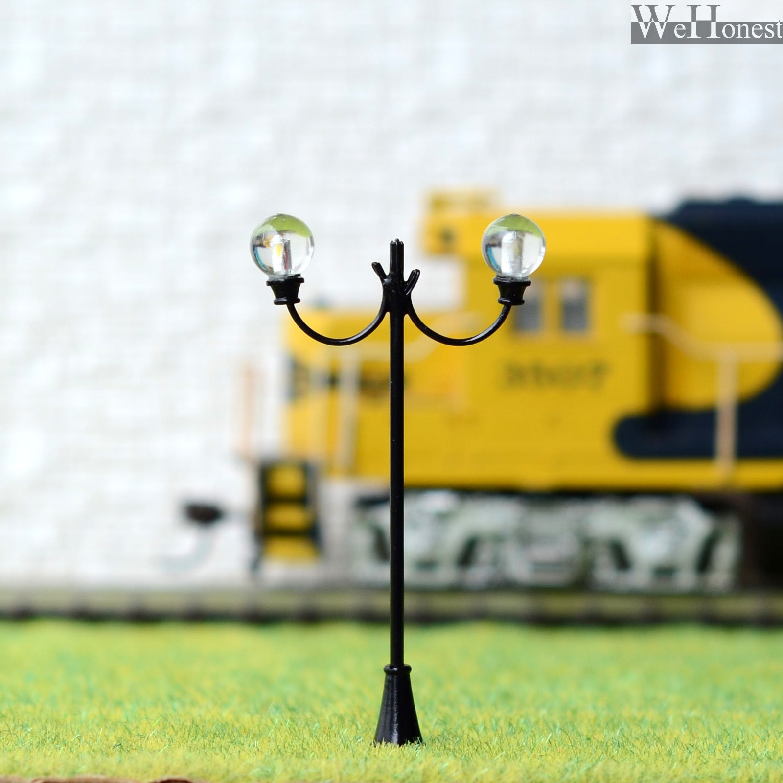 5 x Model Railway Train Lamp Post Street Lights HO OO Scale LEDs +Resistor #QF03