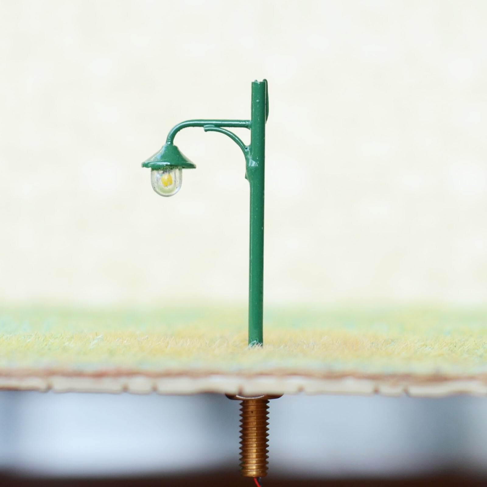 5 x N scale model railroad street light LED lamppost station path lamp #T0513BGn