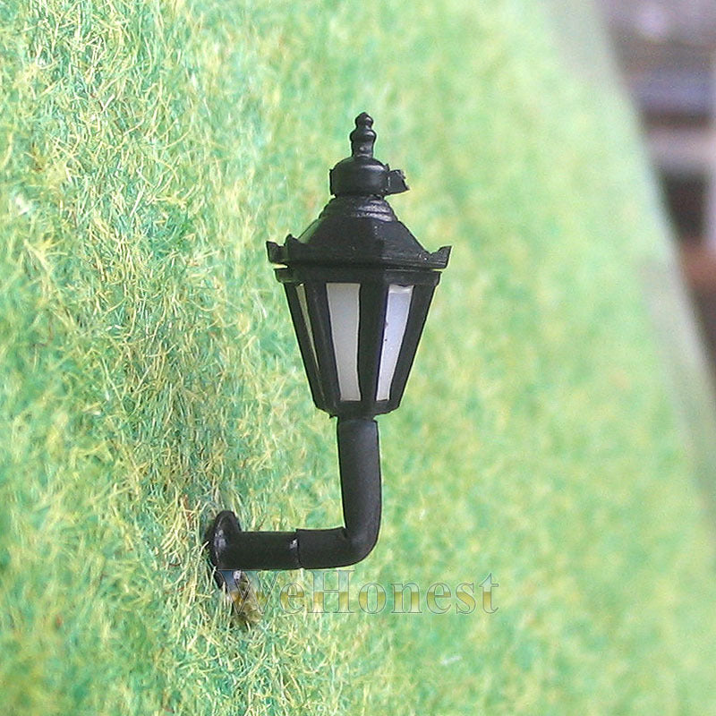5 pcs N Scale Long Life Wall Lampposts LEDs Made #BD5