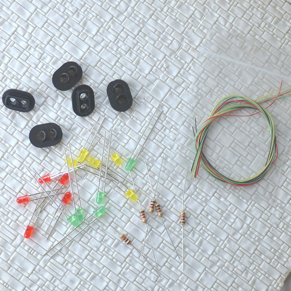 10 sets Target Faces + Accessories for Railway signal OO or HO Scale 2 Aspects