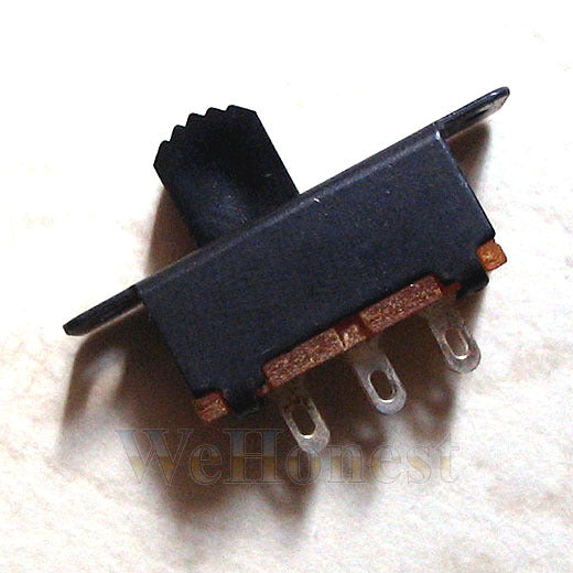 10 pcs Slide Switch 2P2T On-Off with screws, nuts etc.