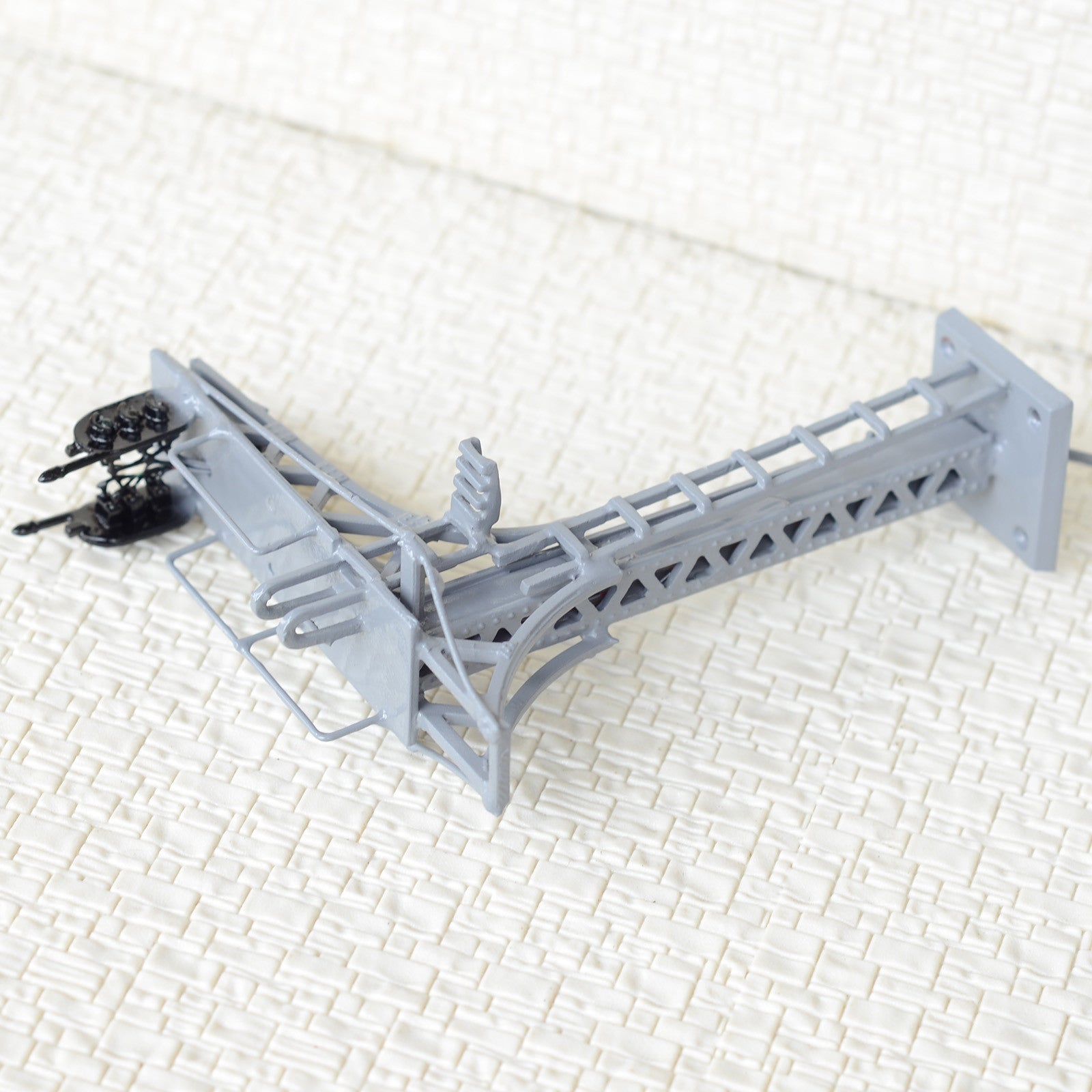 1 x HO / OO scale LED Cantilever Signal Bridge tower 2 direction single Track #G