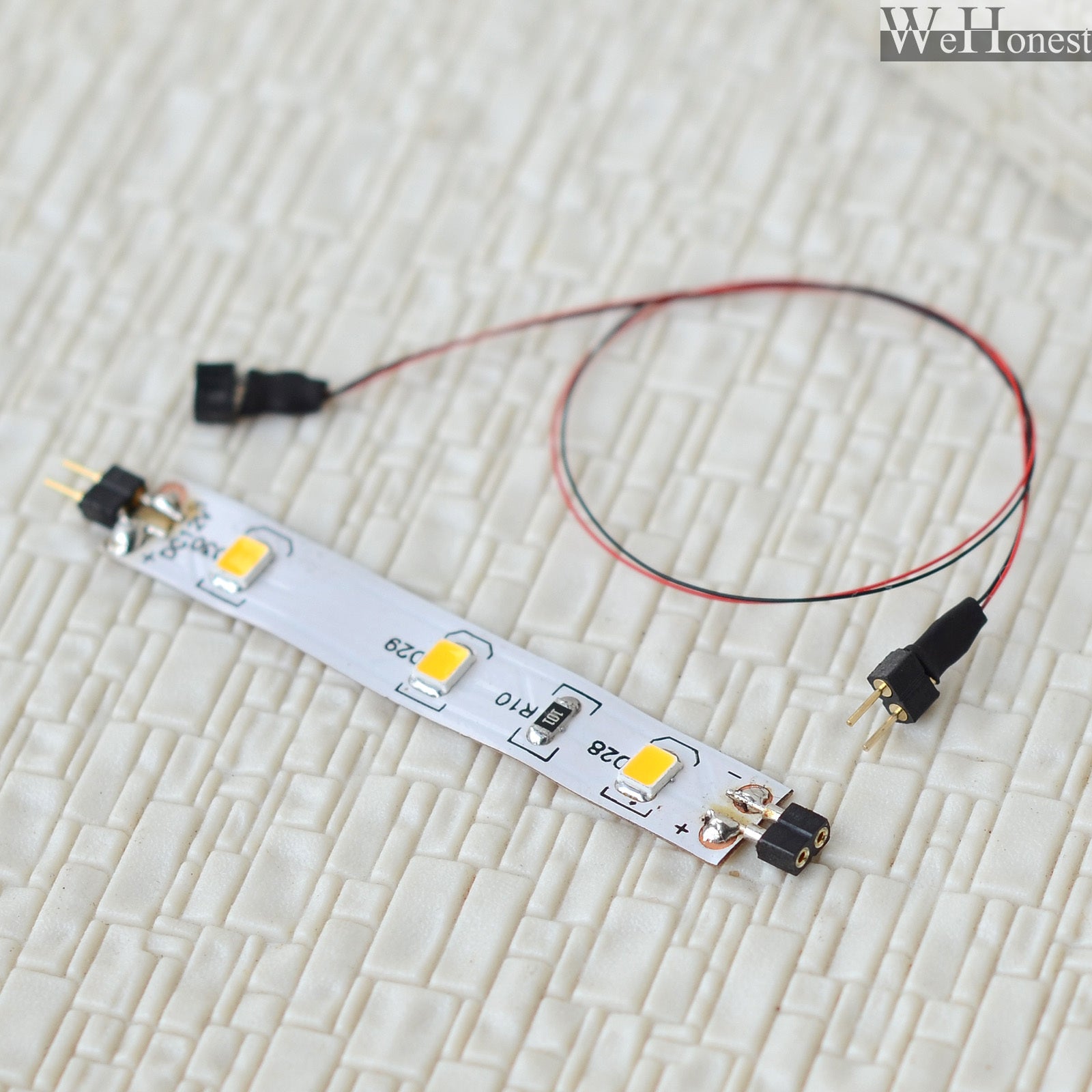 4 x LED lighting soft strips + Extension Kit connector for passenger car lights