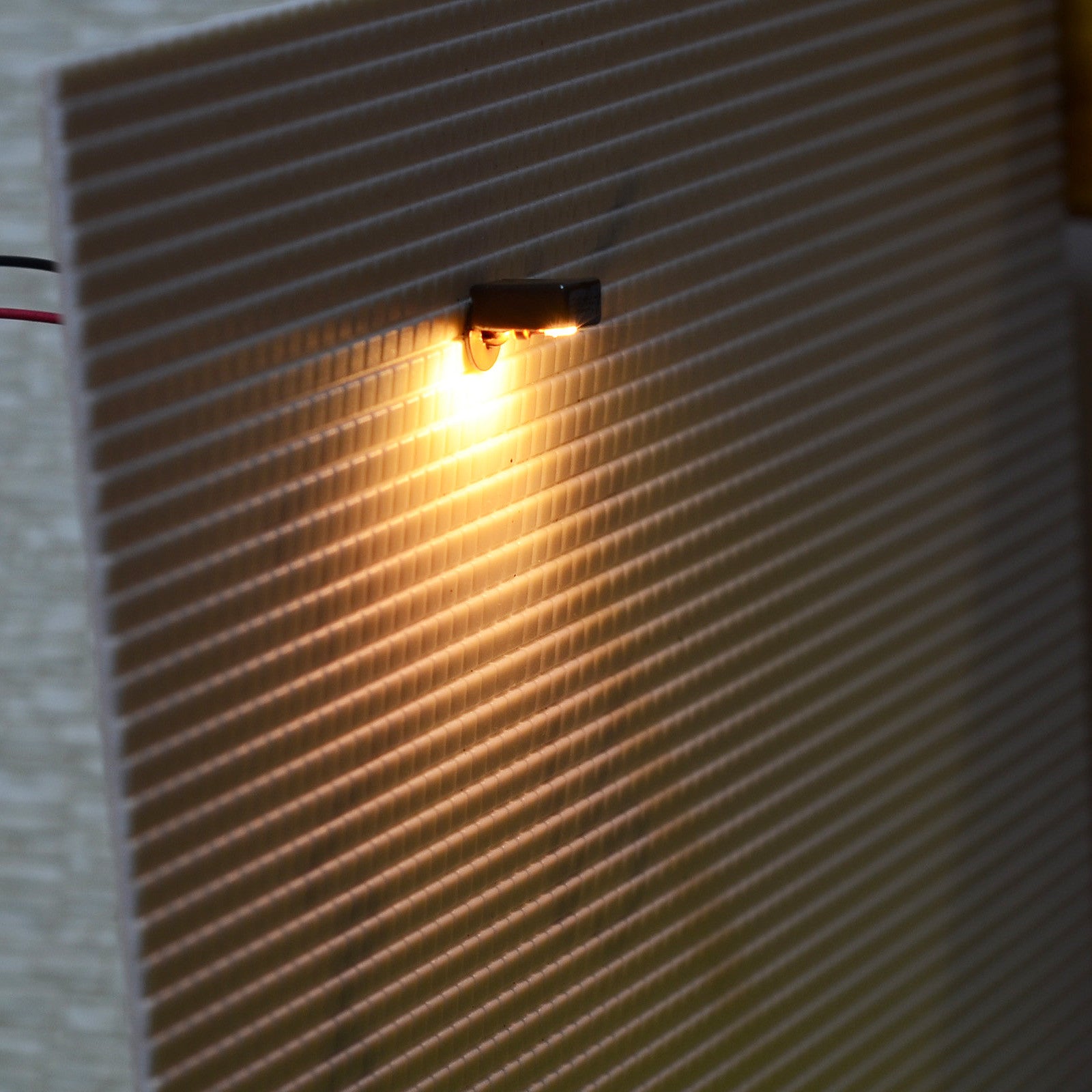 5 x OO / HO scale street bracket light model wall Lamp posts LED building #W47BR
