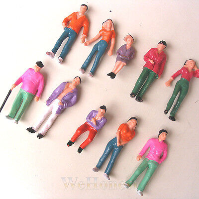 100 pcs Figures O scale 1:48 Painted People passenger