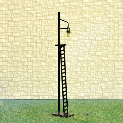 4 pcs HO / OO gauge LED made Yard Lights Lampposts + resistor & cover #R42-11